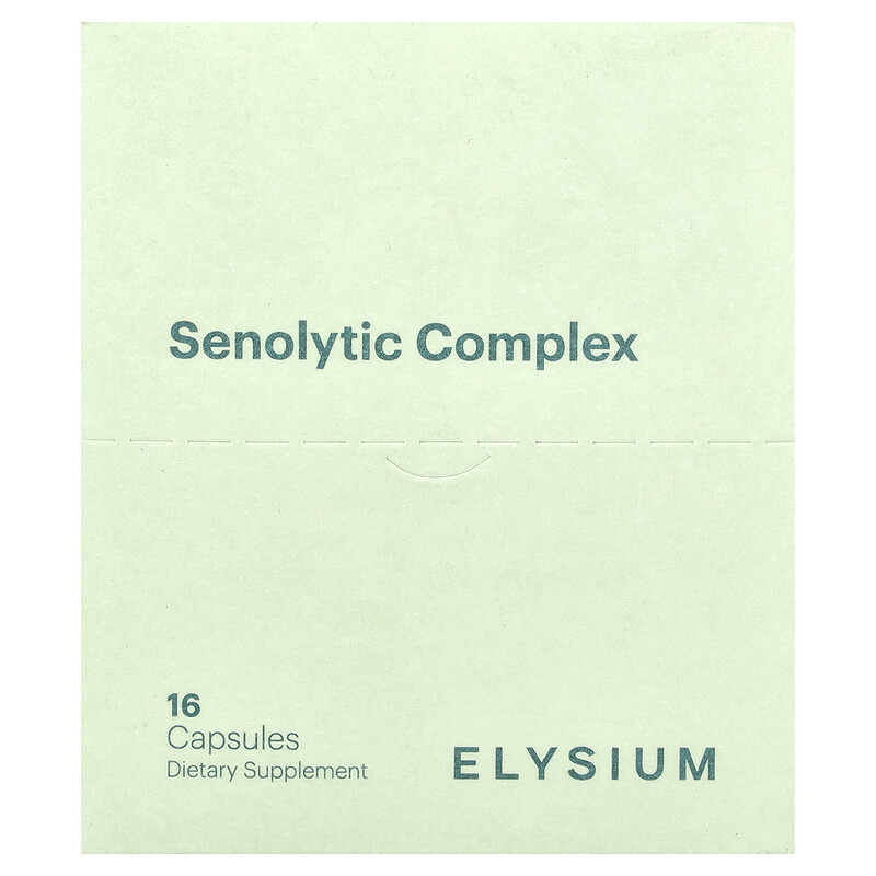 Elysium, Senolytic Complex, 16 капсул
Elysium, Senolytic Complex, 16 капсул