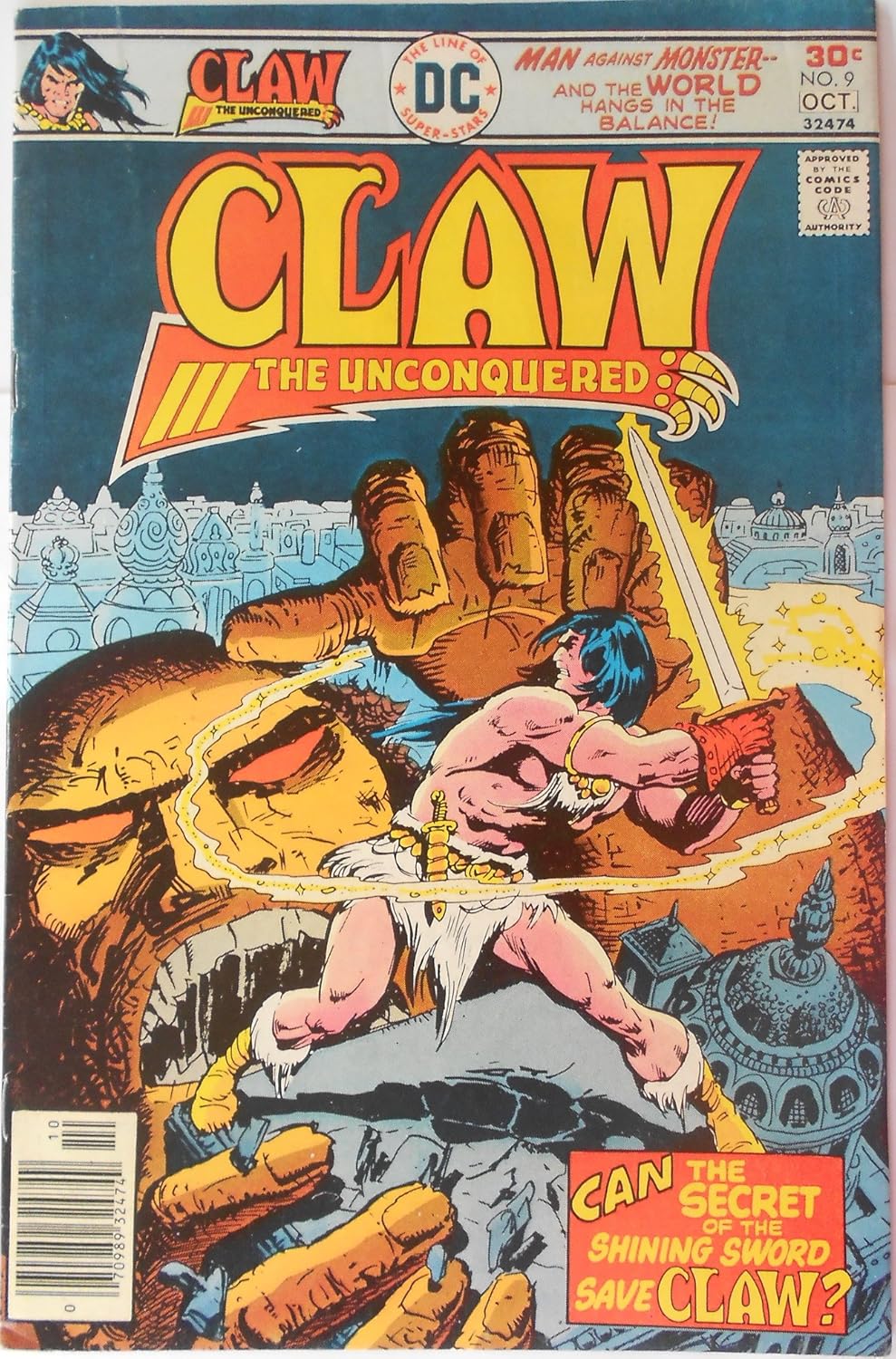 Claw the Unconquered #9 (DC / National Periodical Publications, Inc.)
Claw the Unconquered #9 (DC / National Periodical Publications, Inc.)