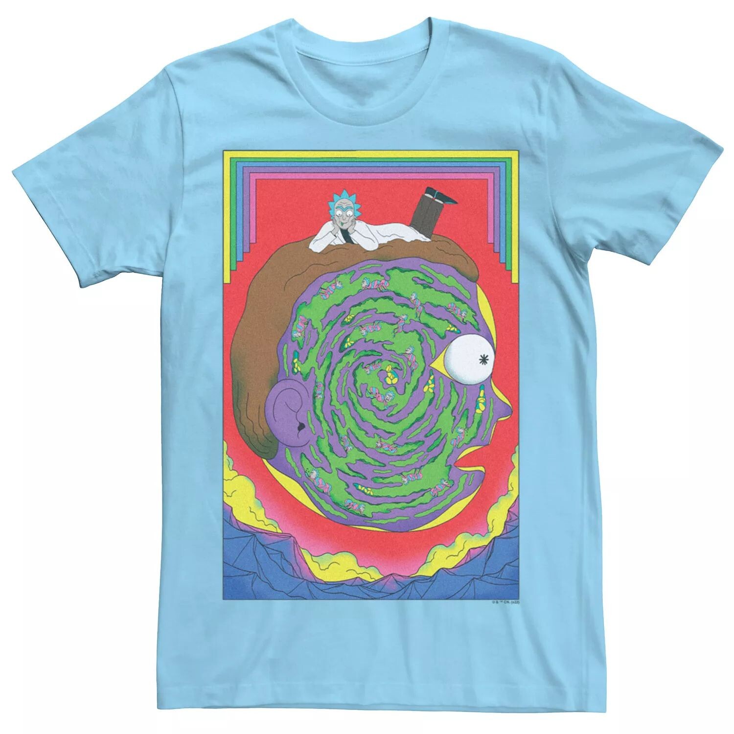 Мужская футболка с изображением головы Рика и Морти цвета Licensed Character
Мужская футболка с изображением головы Рика и Морти цвета Licensed Character