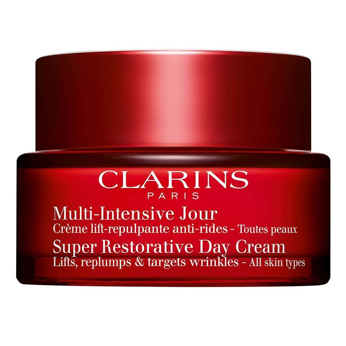 Дневной крем для лица super restorative day cream all skin types Clarins, объем 50 мл.
Дневной крем для лица super restorative day cream all skin types Clarins, объем 50 мл.