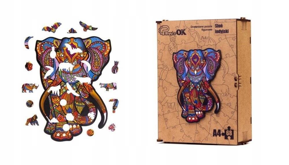 Пазл деревянный ЭКО 68 Индийский слон А4 PuzA4-01717 Inna marka
Пазл деревянный ЭКО 68 Индийский слон А4 PuzA4-01717 Inna marka