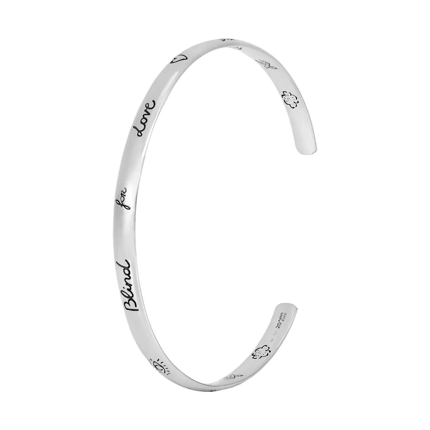 Браслет Blind For Love GUCCI, серебро
Браслет Blind For Love GUCCI, серебро