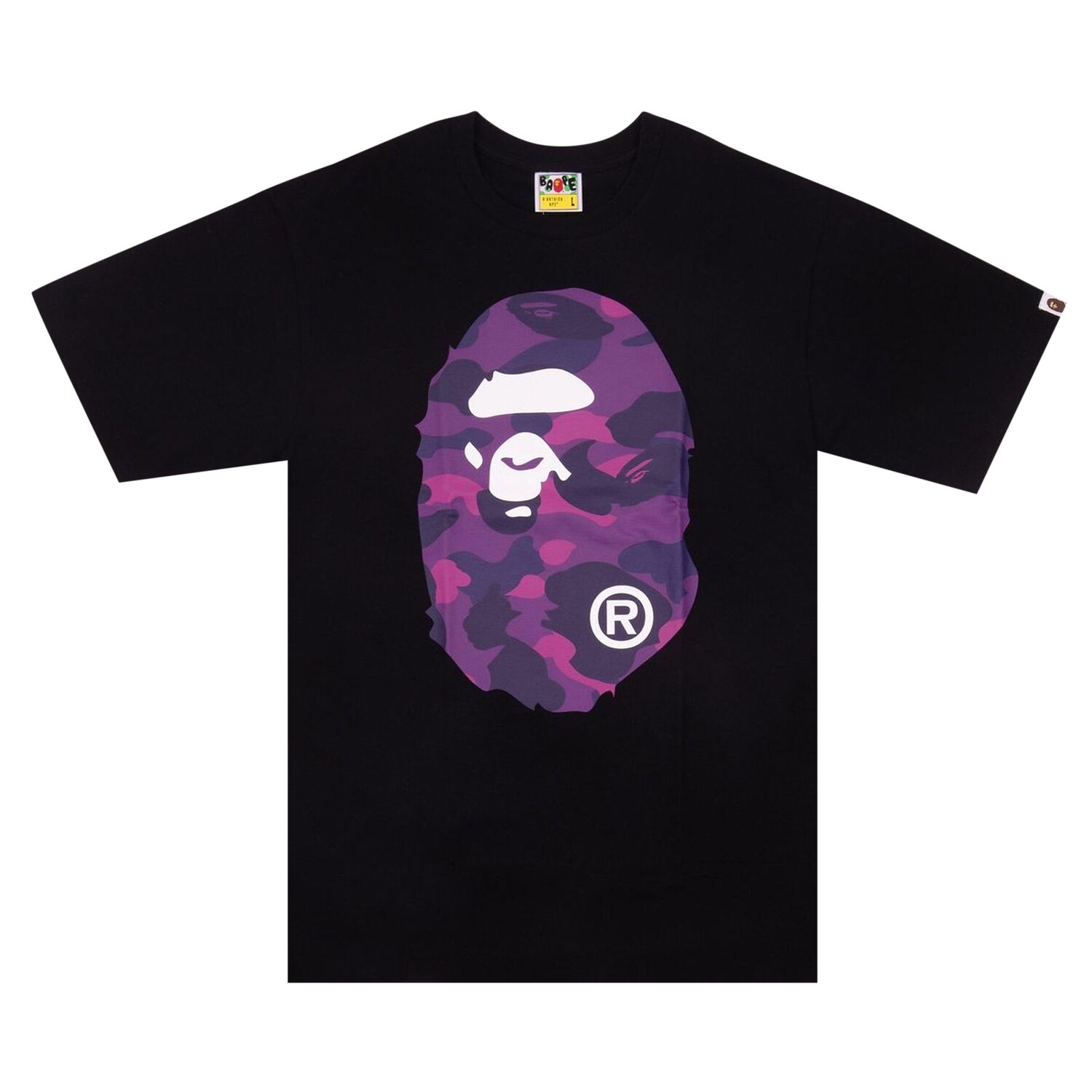 Футболка BAPE Color Camo Big Ape Head, черный/фиолетовый
Футболка BAPE Color Camo Big Ape Head, черный/фиолетовый