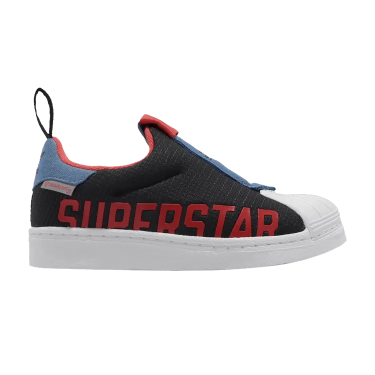 Кроссовки adidas Superstar 360 X J 'Black Bright Red', черный 
Кроссовки adidas Superstar 360 X J 'Black Bright Red', черный