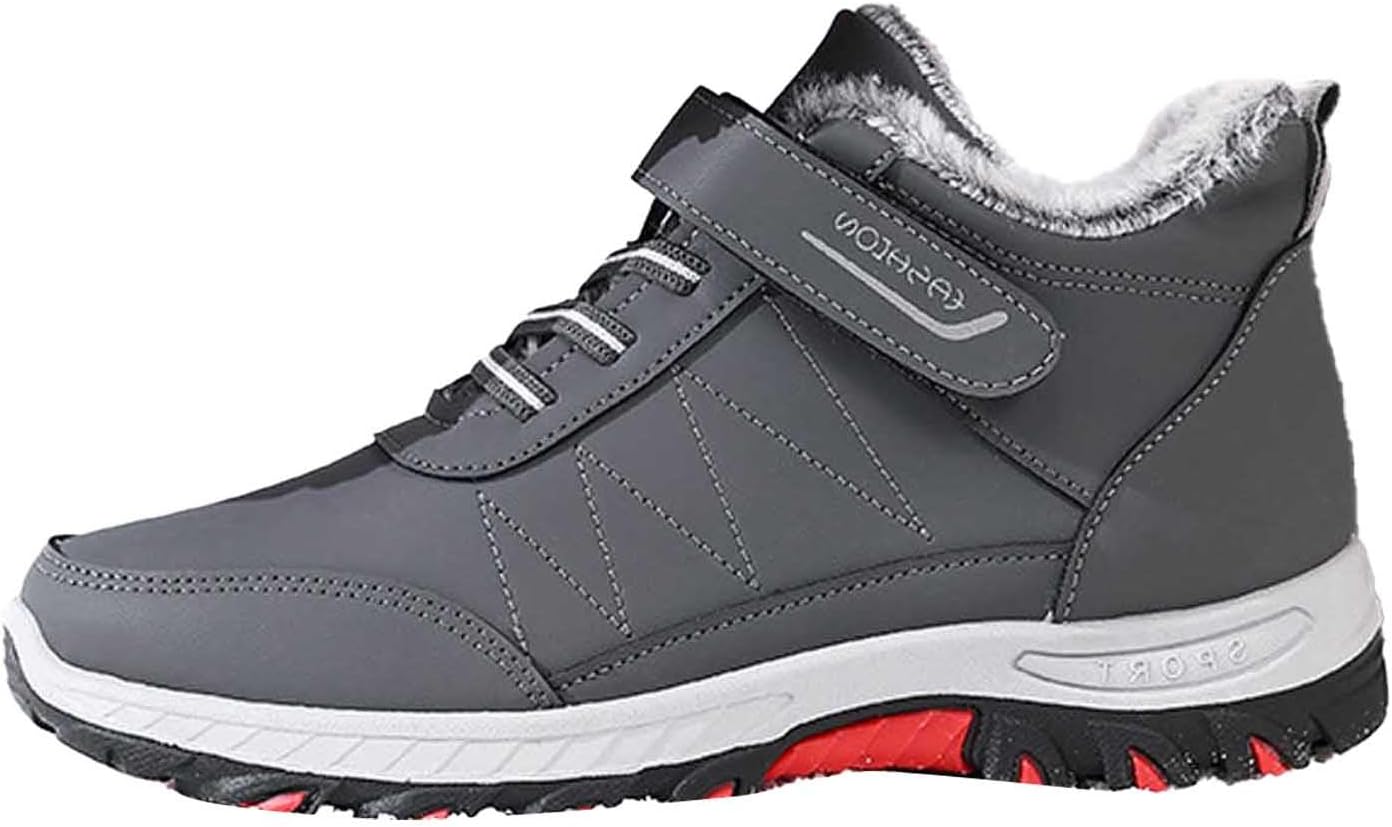 Мужские теплые кроссовки на легком надевании с флисовой подкладкой, удобная повседневная обувь для зимы, нескользящая Generic, серый
Мужские теплые кроссовки на легком надевании с флисовой подкладкой, удобная повседневная обувь для зимы, нескользящая Generic, серый