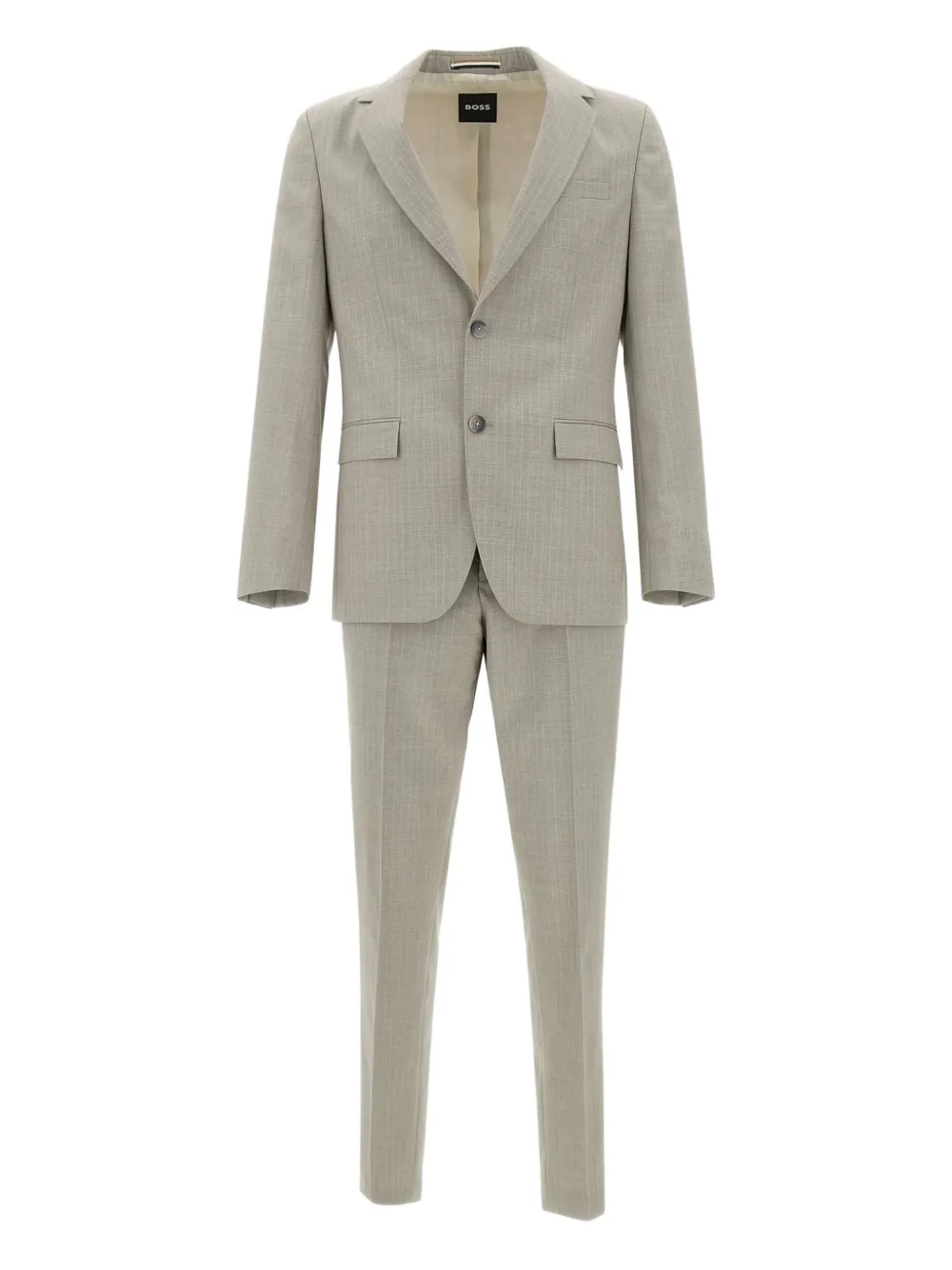 Однобортный костюм BOSS, нейтральный
Однобортный костюм BOSS, нейтральный