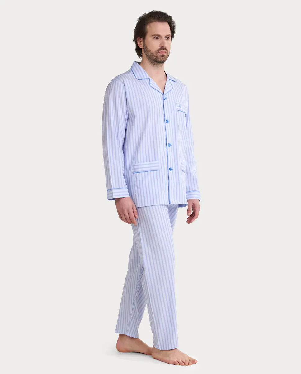 Длинная пижама для мужчин из ткани синего цвета El Búho Nocturno, синий
Длинная пижама для мужчин из ткани синего цвета El Búho Nocturno, синий
