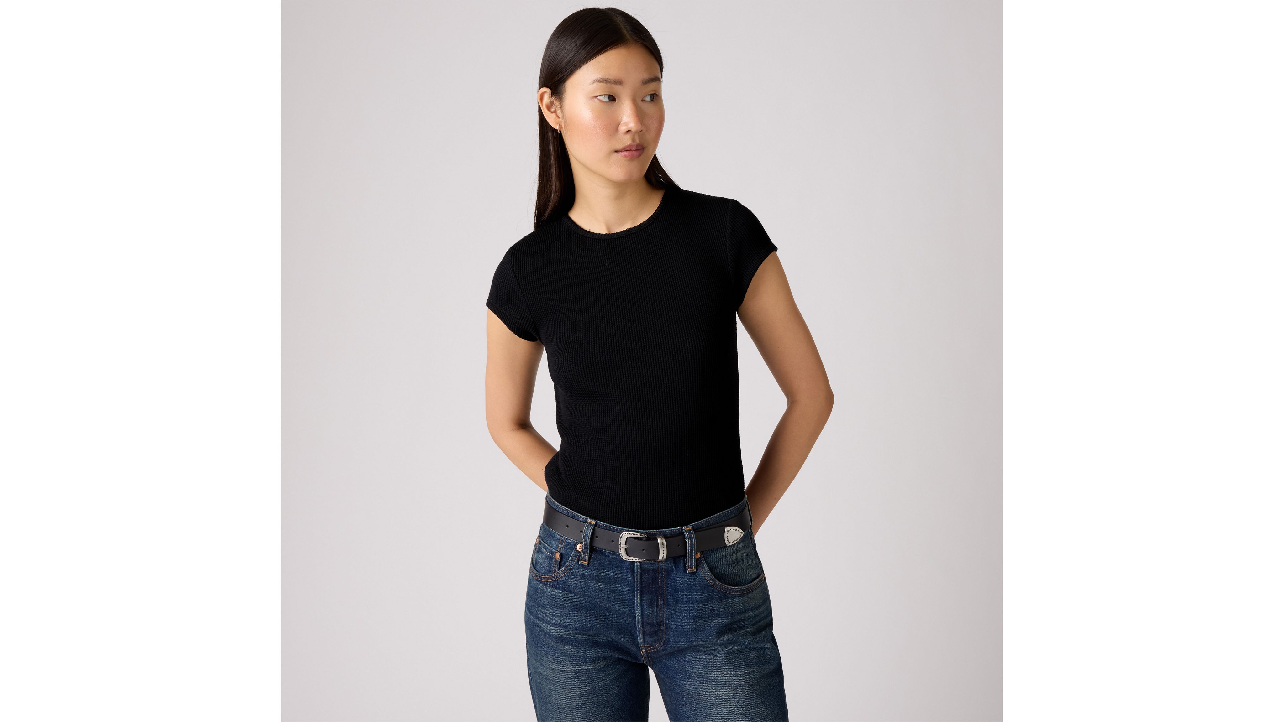 Футболка с рукавами-крылышками из вафельного трикотажа Dry Goods Levi's, Anthracite Night - Black
Футболка с рукавами-крылышками из вафельного трикотажа Dry Goods Levi's, Anthracite Night - Black