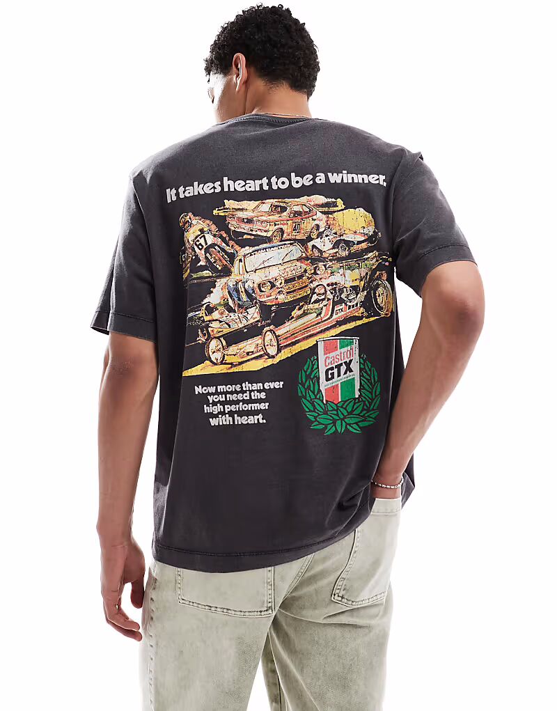 Футболка Jack & Jones oversize с принтом автомобиля Castrol серого цвета
Футболка Jack & Jones oversize с принтом автомобиля Castrol серого цвета