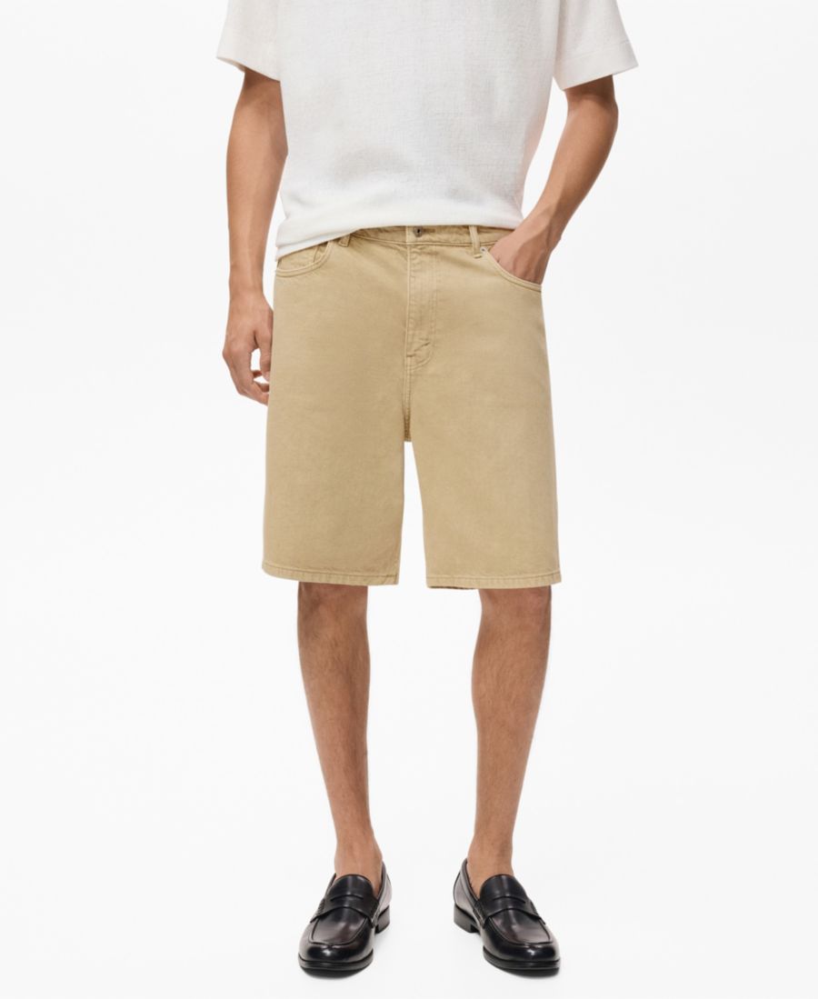 Мужские джинсовые шорты-бермуды свободного кроя длиной 9,53 дюйма MANGO, Beige
Мужские джинсовые шорты-бермуды свободного кроя длиной 9,53 дюйма MANGO, Beige