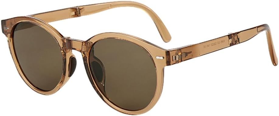 Складные солнцезащитные очки в стиле ретро для женщин, круглые солнцезащитные очки для мужчин, защита от УФ-излучения UV400, серо-коричневые, аксессуары для мужчин MUTYNE, Brown
Складные солнцезащитные очки в стиле ретро для женщин, круглые солнцезащитные очки для мужчин, защита от УФ-излучения UV400, серо-коричневые, аксессуары для мужчин MUTYNE, Brown