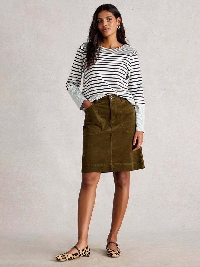 Короткая юбка из вельвета Tia White Stuff, Khaki Green
Короткая юбка из вельвета Tia White Stuff, Khaki Green