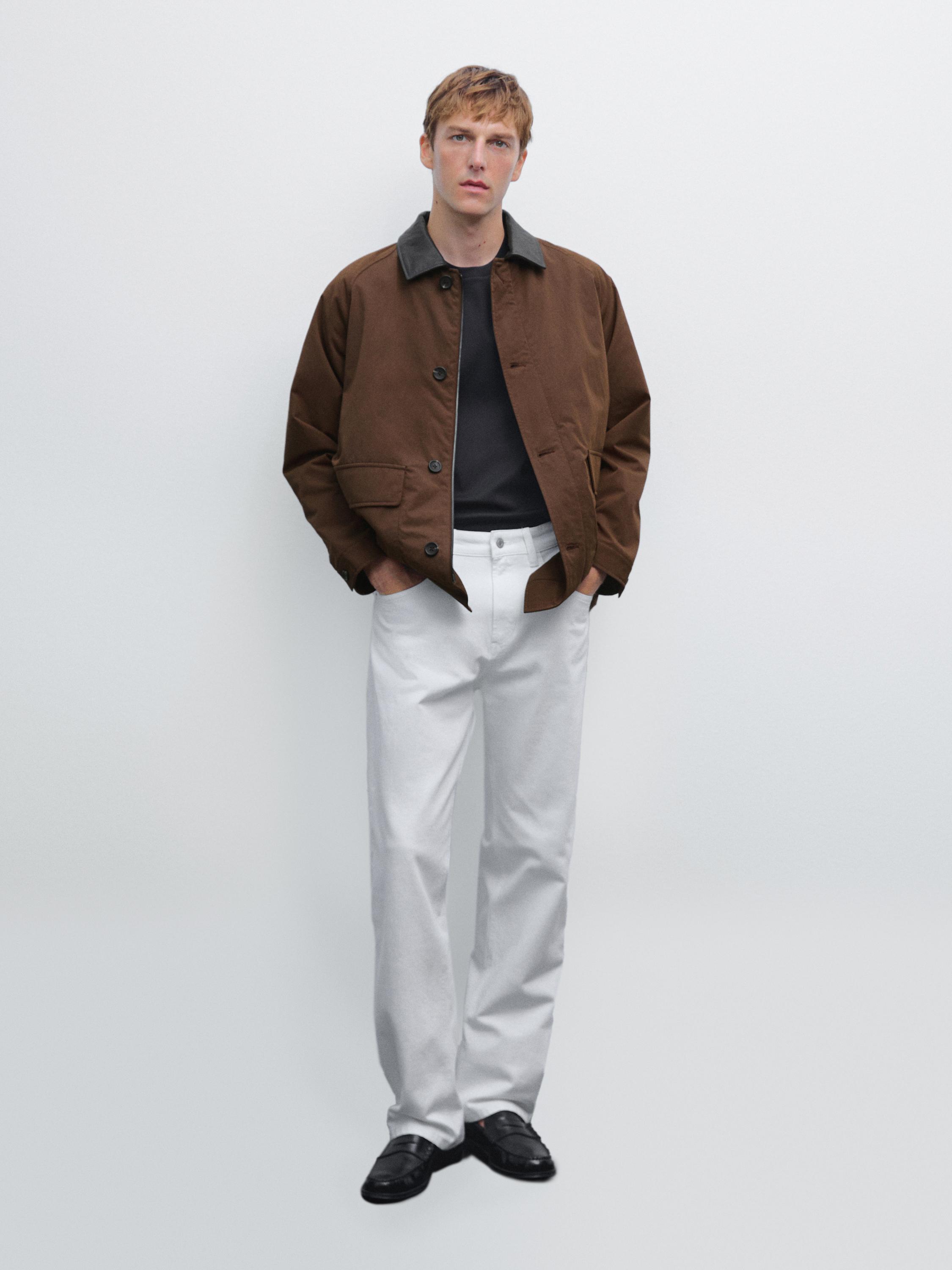 Короткая парка с воротником Massimo Dutti, коричневый
Короткая парка с воротником Massimo Dutti, коричневый