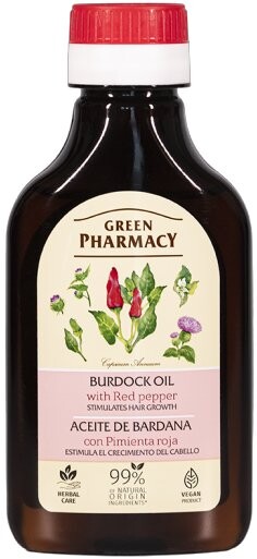 Зеленая Аптека, Масло для кожи головы - репейное - стимулирующее рост волос, 100мл, Vis Plantis 
Зеленая Аптека, Масло для кожи головы - репейное - стимулирующее рост волос, 100мл, Vis Plantis