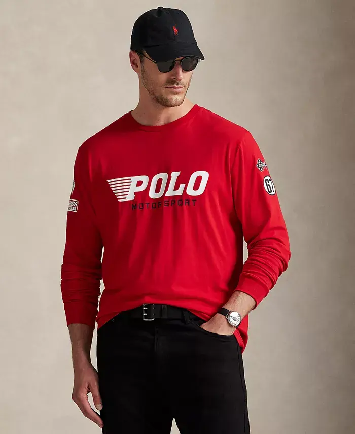 Мужская футболка с принтом Big & Tall Jersey Polo Ralph Lauren, красный
Мужская футболка с принтом Big & Tall Jersey Polo Ralph Lauren, красный