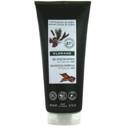 Питательный гель для душа с органической корой купуага §U 200мл, Klorane 
Питательный гель для душа с органической корой купуага §U 200мл, Klorane
