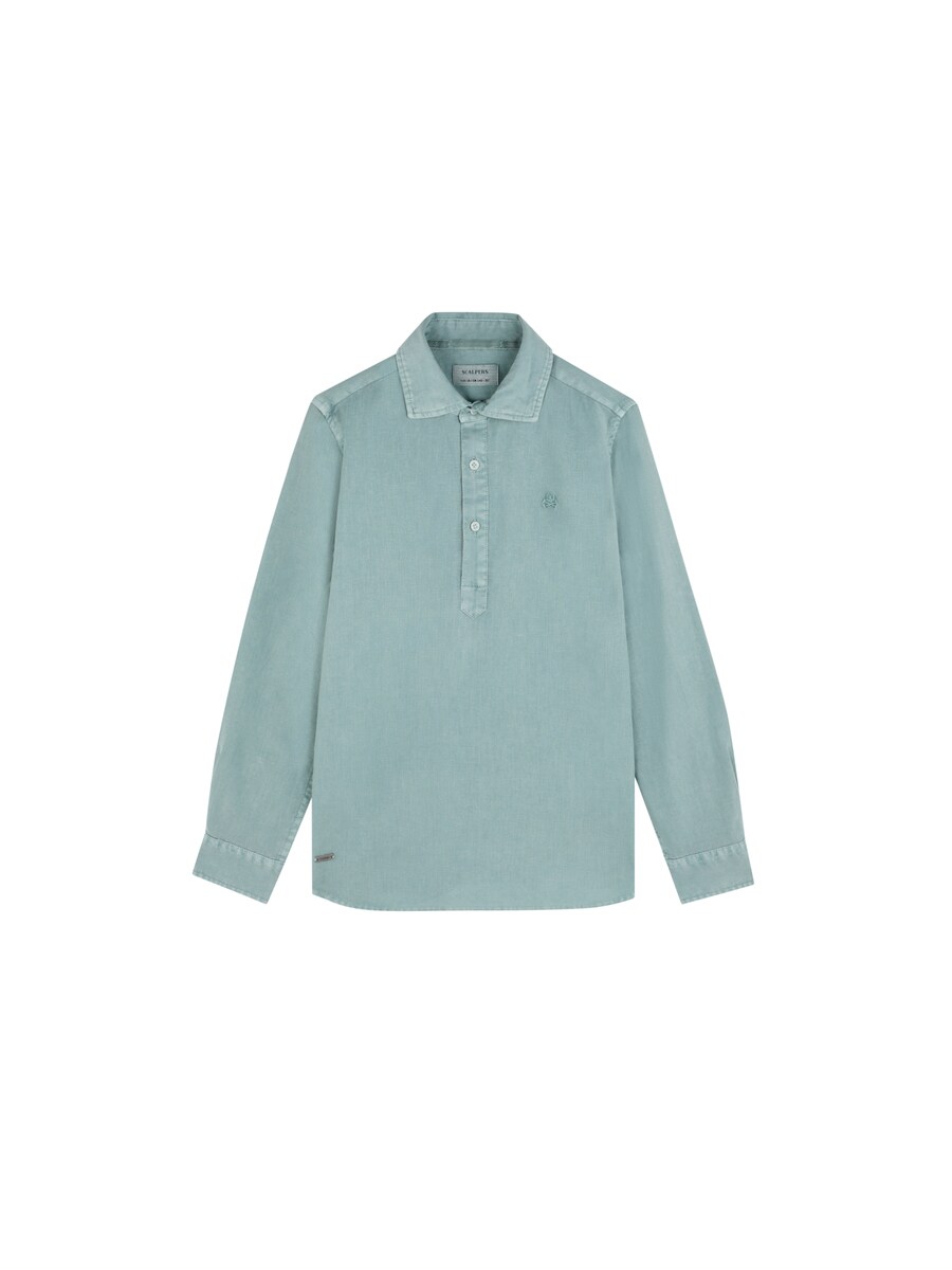 Рубашка на пуговицах классического кроя Scalpers, зеленый
Рубашка на пуговицах классического кроя Scalpers, зеленый