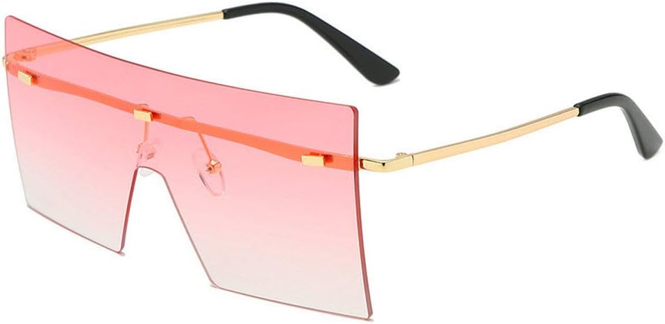 COTIA Модные женские солнцезащитные очки без оправы, фирменный дизайн, мужские большие квадратные солнцезащитные очки с градиентом синего и розового цвета, Gradient Pink
COTIA Модные женские солнцезащитные очки без оправы, фирменный дизайн, мужские большие квадратные солнцезащитные очки с градиентом синего и розового цвета, Gradient Pink