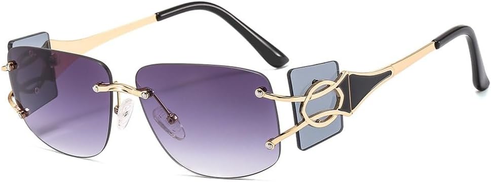 Винтажные модные солнцезащитные очки без оправы с градиентным покрытием, защита от УФ-излучения UV400, летние дорожные солнцезащитные очки для женщин, серые, один размер TYUVIVO, Grey
Винтажные модные солнцезащитные очки без оправы с градиентным покрытием, защита от УФ-излучения UV400, летние дорожные солнцезащитные очки для женщин, серые, один размер TYUVIVO, Grey