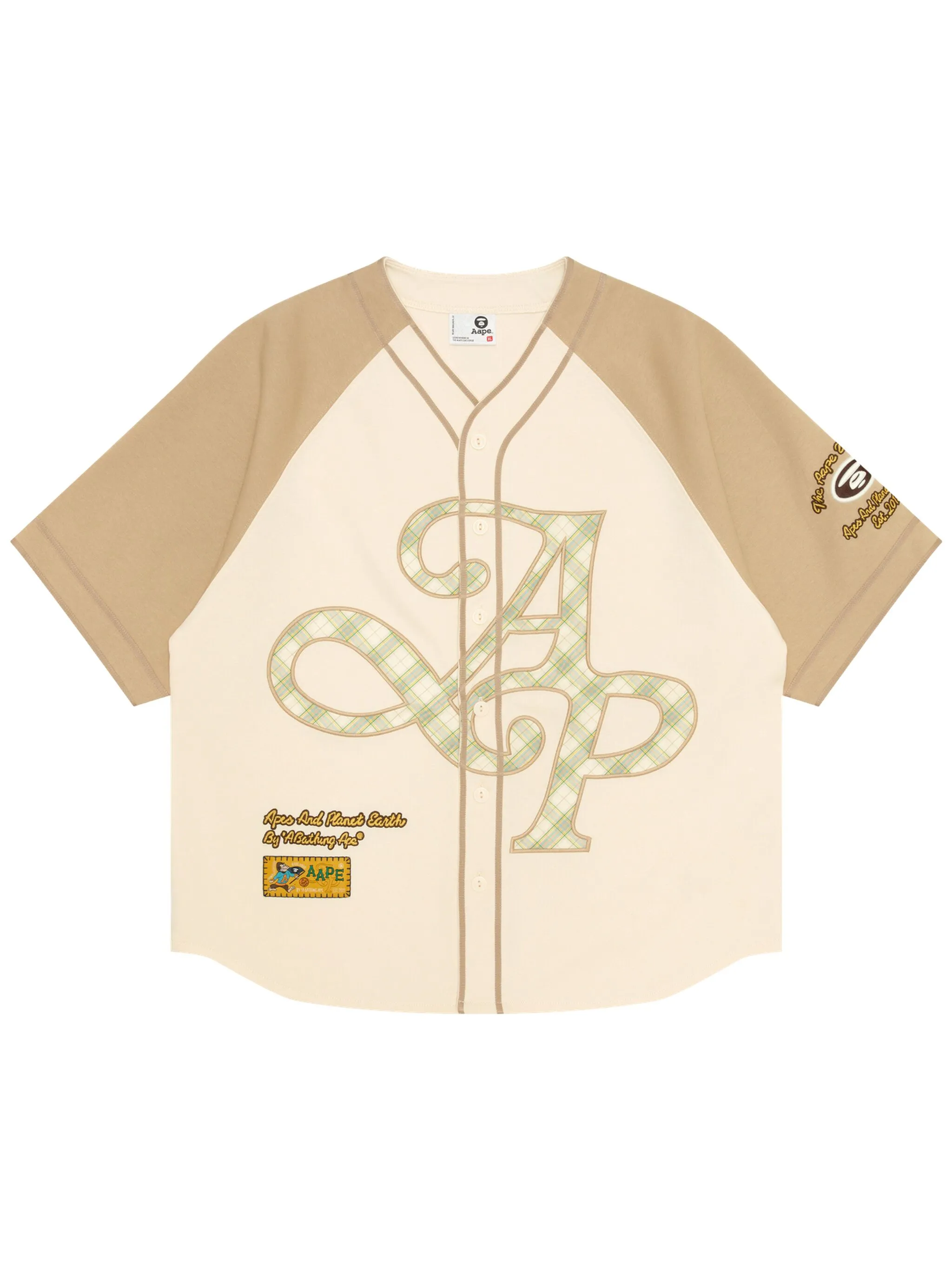 Рубашка с логотипом Aape By A Bathing Ape, бежевый
Рубашка с логотипом Aape By A Bathing Ape, бежевый