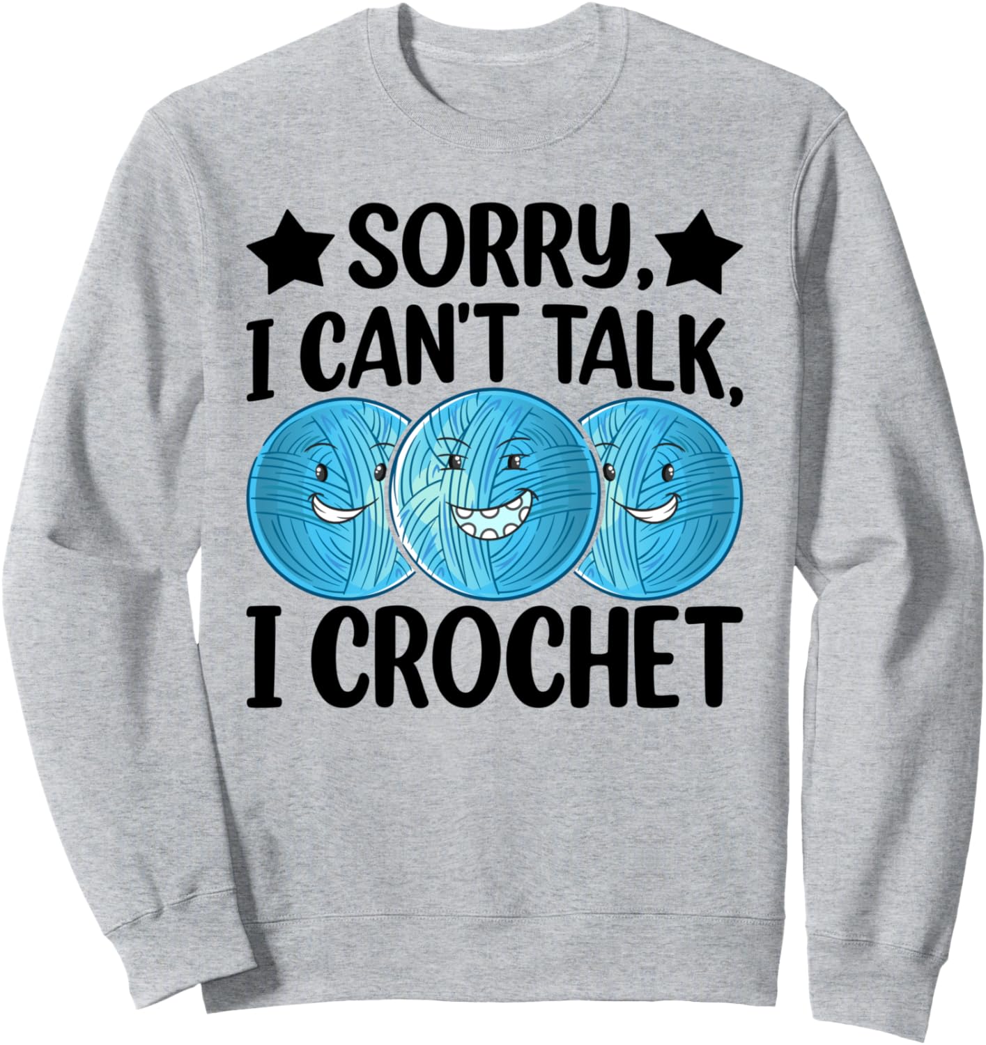 Интересные идеи для вязания крючком - Толстовка с надписью Извините, я не говорю по-английски Funny Crochet Quotes, серый
Интересные идеи для вязания крючком - Толстовка с надписью Извините, я не говорю по-английски Funny Crochet Quotes, серый