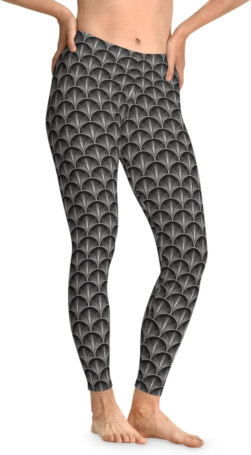 Fission Stretchy Pants, черные с принтом, для фитнеса и йоги
Fission Stretchy Pants, черные с принтом, для фитнеса и йоги