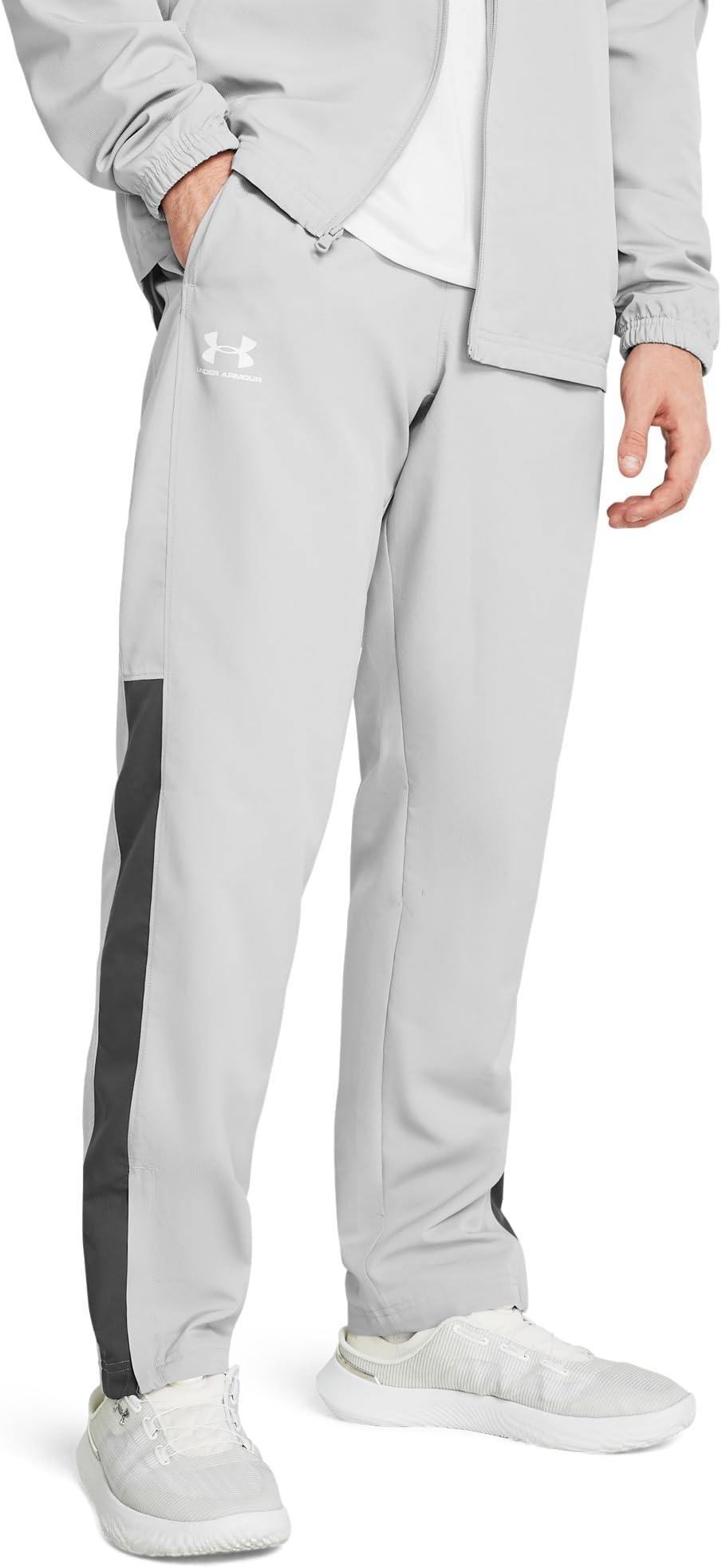Брюки Under Armour Vital Woven Pants, цвет Mod Gray/Castlerock/White
Брюки Under Armour Vital Woven Pants, цвет Mod Gray/Castlerock/White