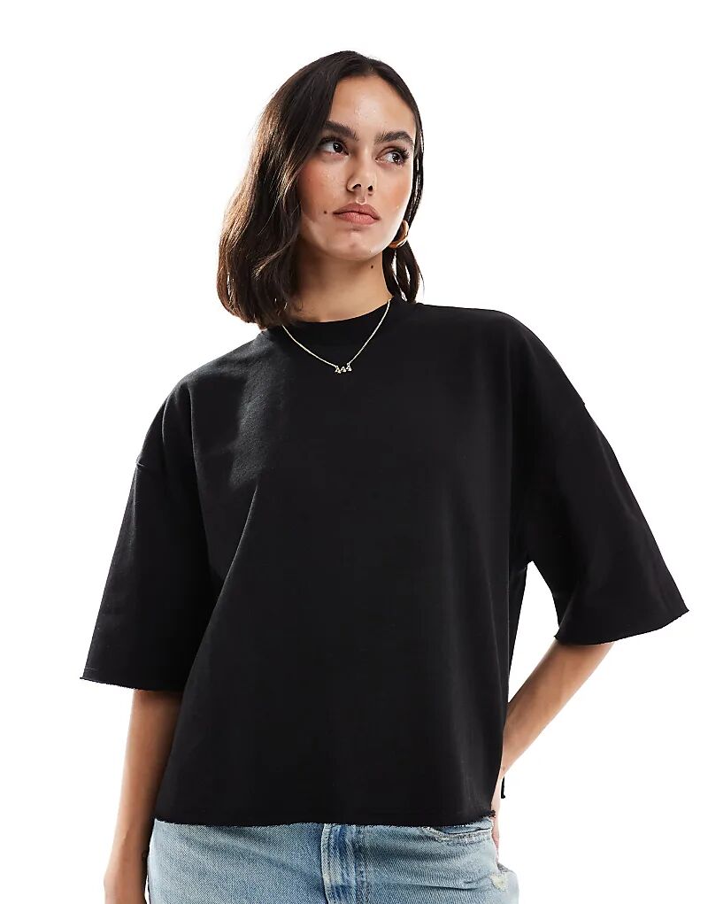 Толстовка с коротким рукавом и необработанным краем черного цвета ASOS DESIGN
Толстовка с коротким рукавом и необработанным краем черного цвета ASOS DESIGN