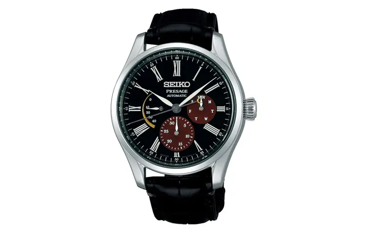 SEIKO Часы Automatic Mechanical Movement Genuine Leather Strap Watch 40.5mm Men's Watch Black Dial, Black Dial
SEIKO Часы Automatic Mechanical Movement Genuine Leather Strap Watch 40.5mm Men's Watch Black Dial, Black Dial