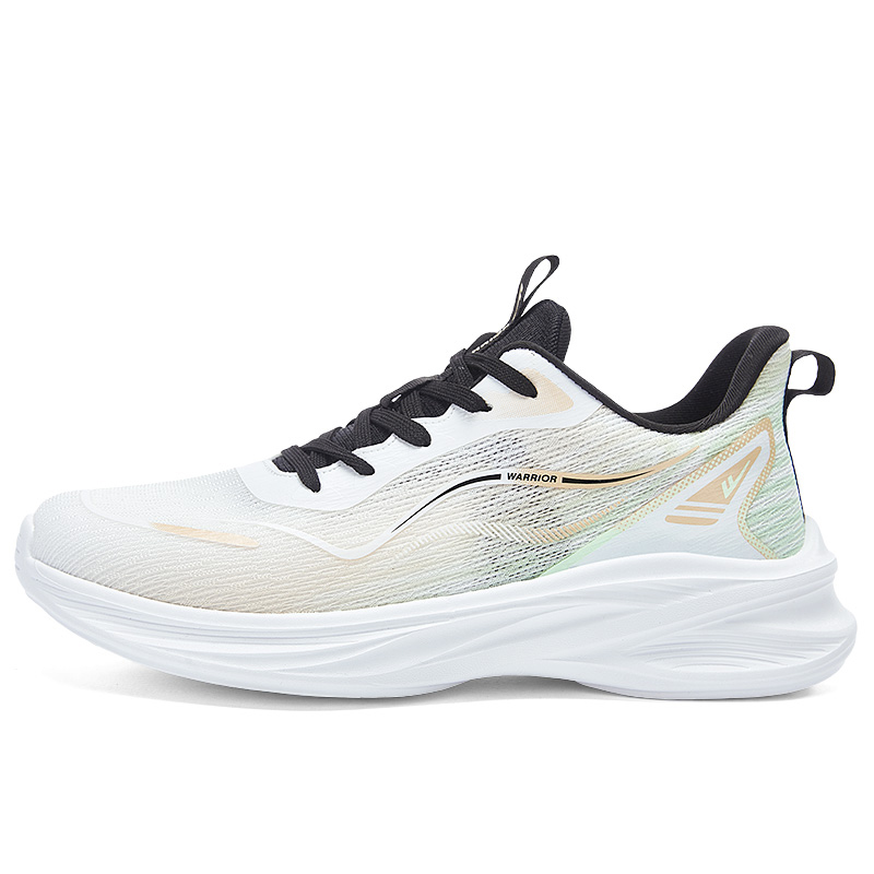 WARRIOR Кроссовки для бега с низкой посадкой, с амортизацией и противоскользящим эффектом, мужские, белые и желтые
WARRIOR Кроссовки для бега с низкой посадкой, с амортизацией и противоскользящим эффектом, мужские, белые и желтые
