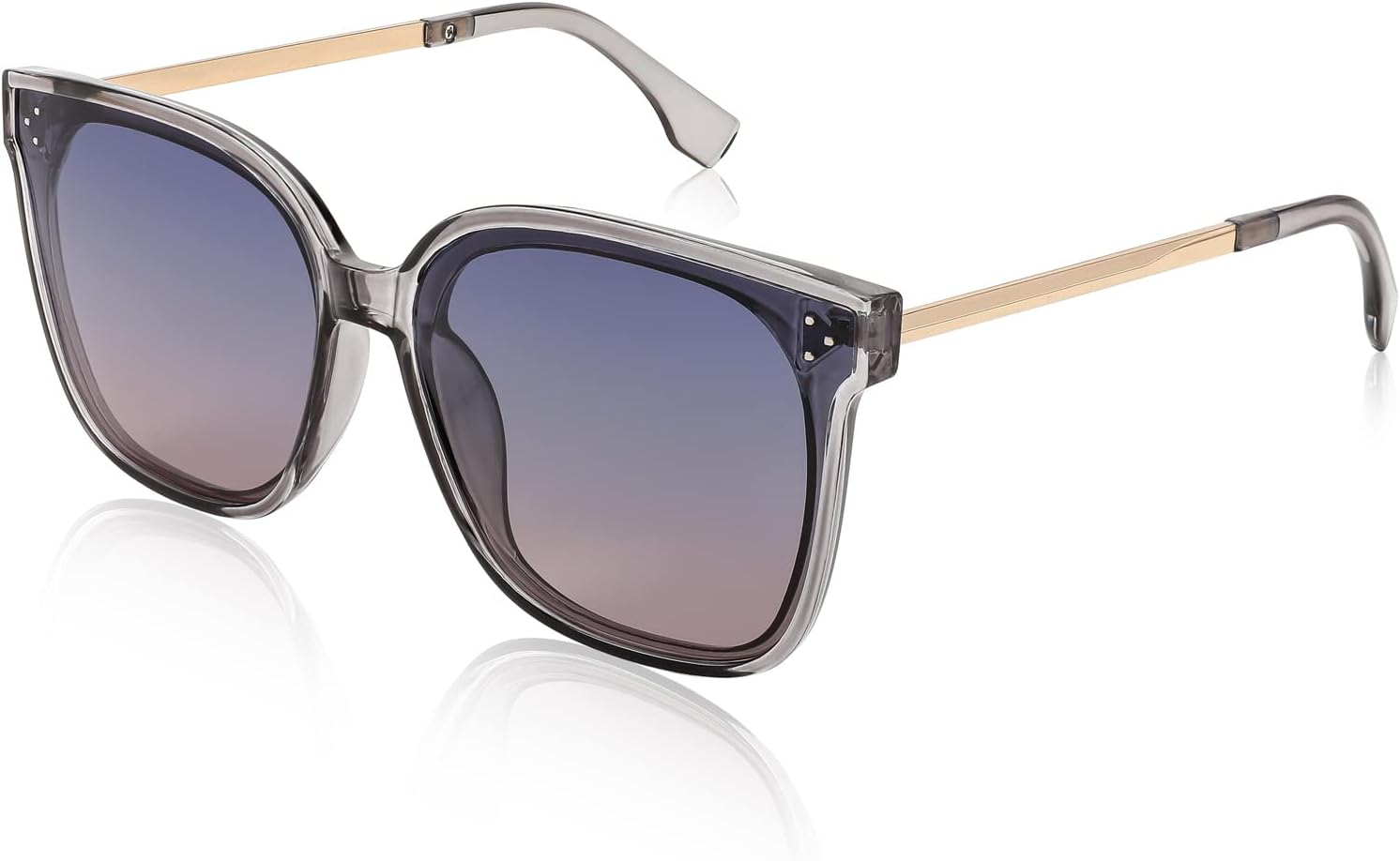 Женские солнцезащитные очки FEISEDY, большие квадратные поляризованные солнцезащитные очки в стиле ретро, модные солнцезащитные очки UV400 B2901, 004 Transparent Grey | Gradient Pink Lens
Женские солнцезащитные очки FEISEDY, большие квадратные поляризованные солнцезащитные очки в стиле ретро, модные солнцезащитные очки UV400 B2901, 004 Transparent Grey | Gradient Pink Lens