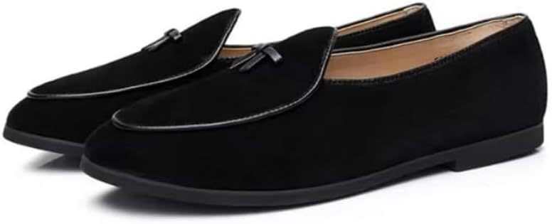 Мужские замшевые кожаные слипперы-лоферы WAOLSU с бантом, бельгийская модель, черный
Мужские замшевые кожаные слипперы-лоферы WAOLSU с бантом, бельгийская модель, черный