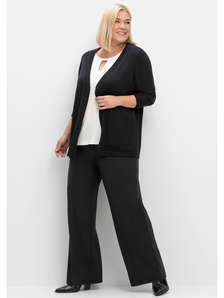 Кардиган sheego, черный
Кардиган sheego, черный