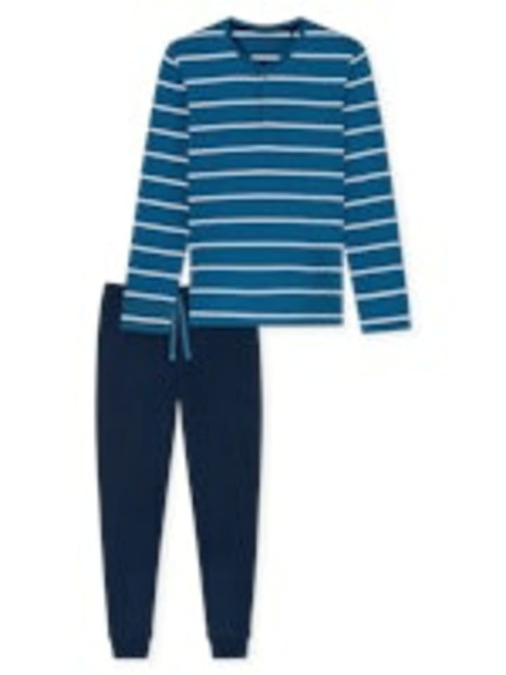 Schiesser Мужская короткая пижама синего цвета
Schiesser Мужская короткая пижама синего цвета