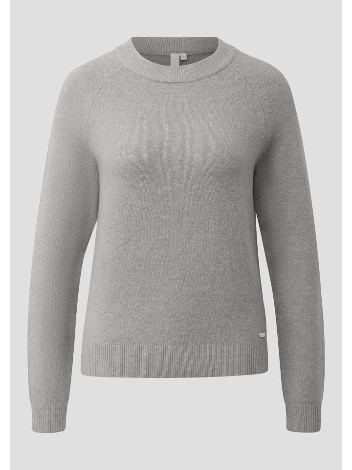 QS Вязаный свитер цвета 9400_серый меланж
QS Вязаный свитер цвета 9400_серый меланж