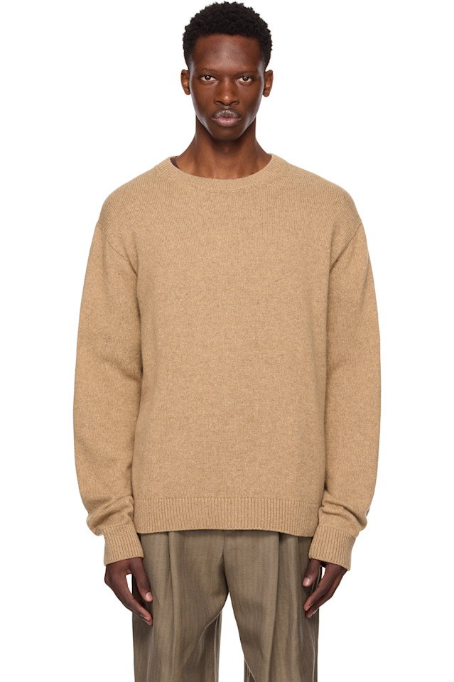 Простой свитер с круглым вырезом The Elder Statesman, коричневый
Простой свитер с круглым вырезом The Elder Statesman, коричневый