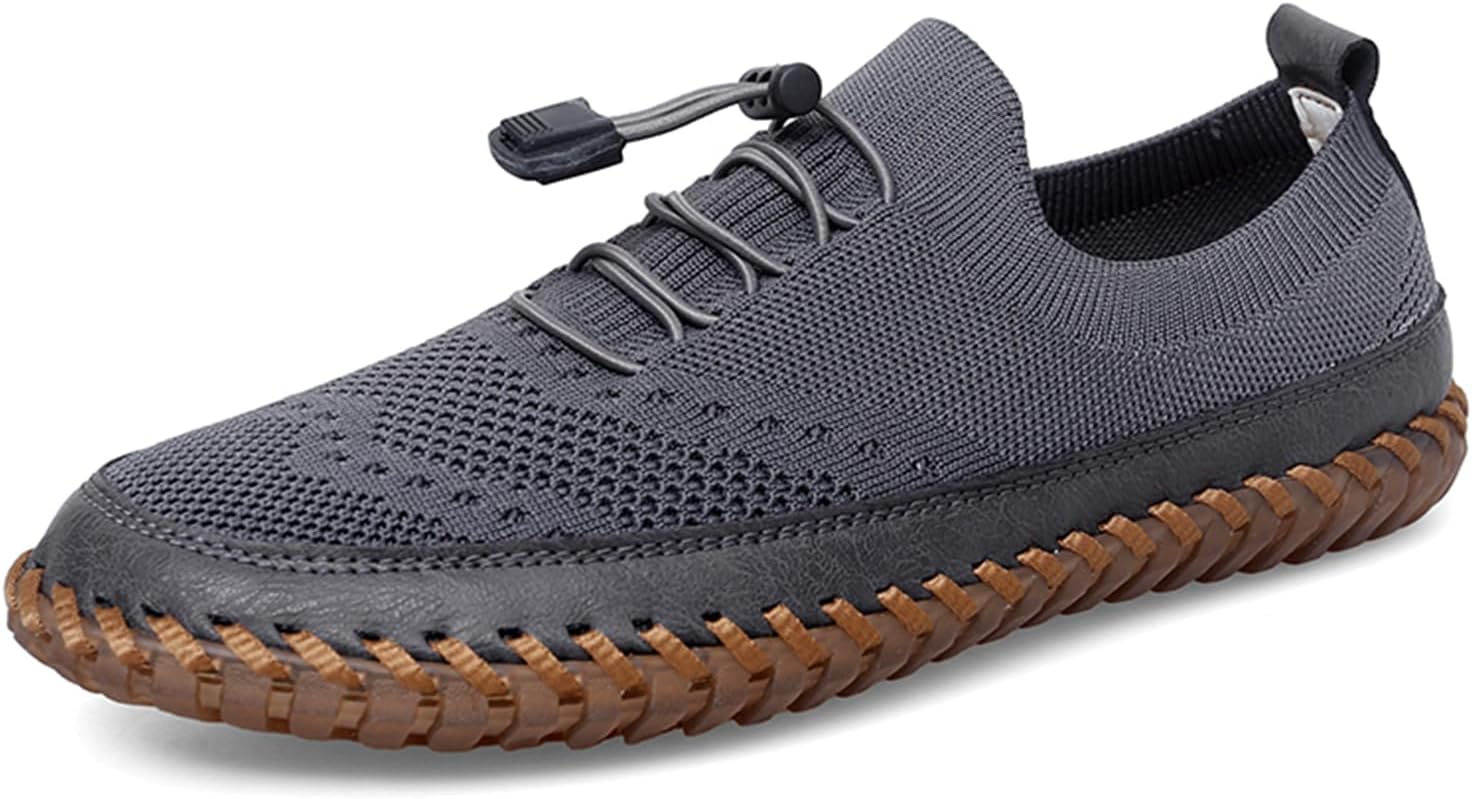 Мужские летние сетчатые кроссовки Dacnakby, дышащие, вязаные, без шнурков, модные, удобные, ручной работы, повседневные балетки, обувь для вождения, серый
Мужские летние сетчатые кроссовки Dacnakby, дышащие, вязаные, без шнурков, модные, удобные, ручной работы, повседневные балетки, обувь для вождения, серый