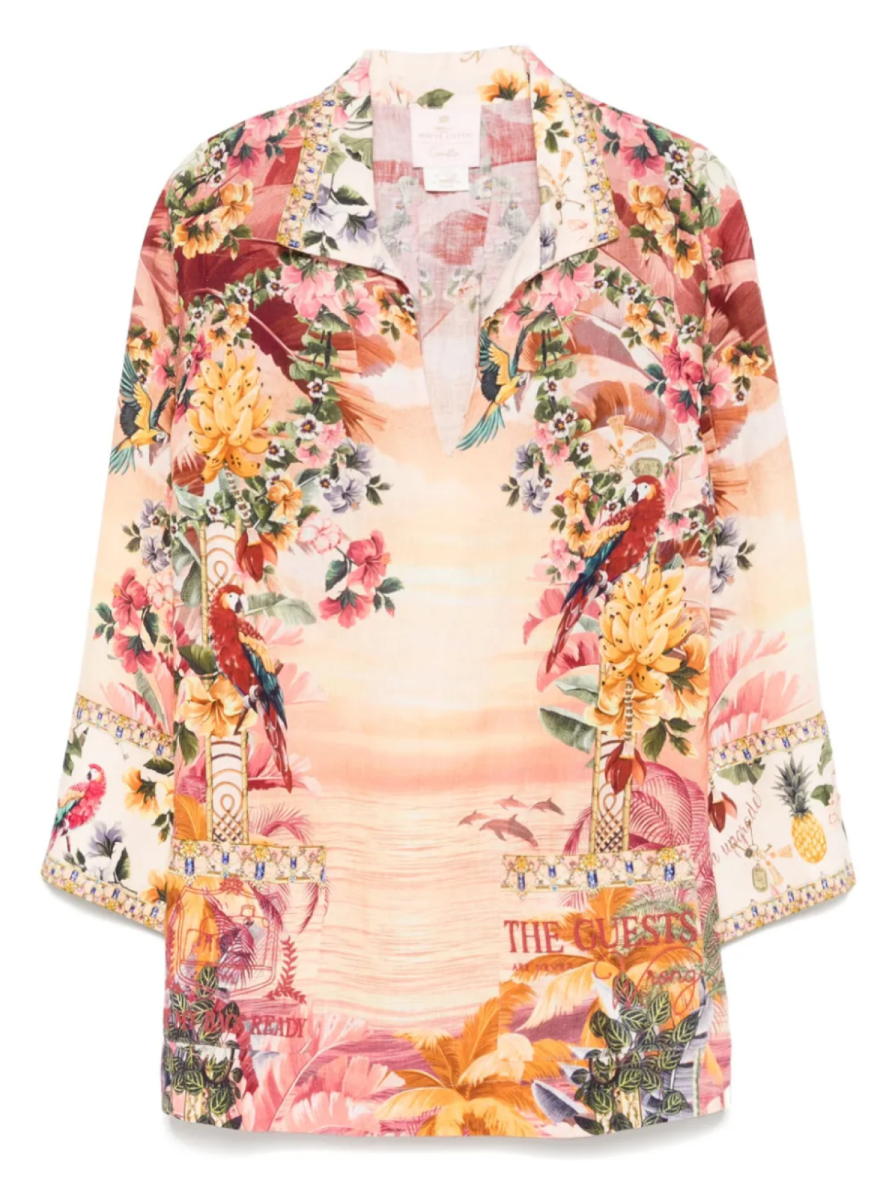 Camilla льняное платье мини, розовый
Camilla льняное платье мини, розовый