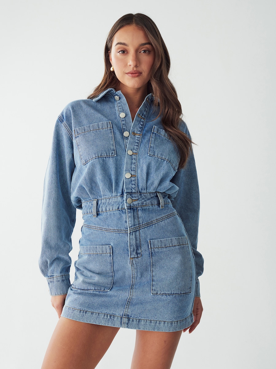 Платье-рубашка BWLDR CANNES, Blue Denim
Платье-рубашка BWLDR CANNES, Blue Denim