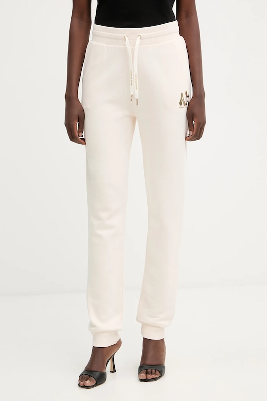 Хлопковые спортивные штаны Armani Exchange, бежевый
Хлопковые спортивные штаны Armani Exchange, бежевый