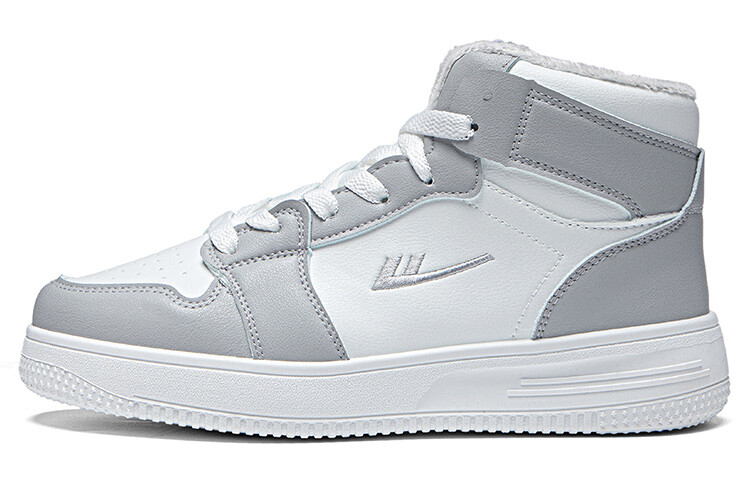 Кроссовки WARRIOR Skateboarding Shoes Men High-top White/Gray, белый/серый 
Кроссовки WARRIOR Skateboarding Shoes Men High-top White/Gray, белый/серый