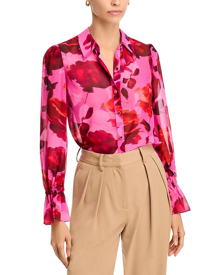 Блузка с кружевным цветочным принтом MILLY, розовый
Блузка с кружевным цветочным принтом MILLY, розовый