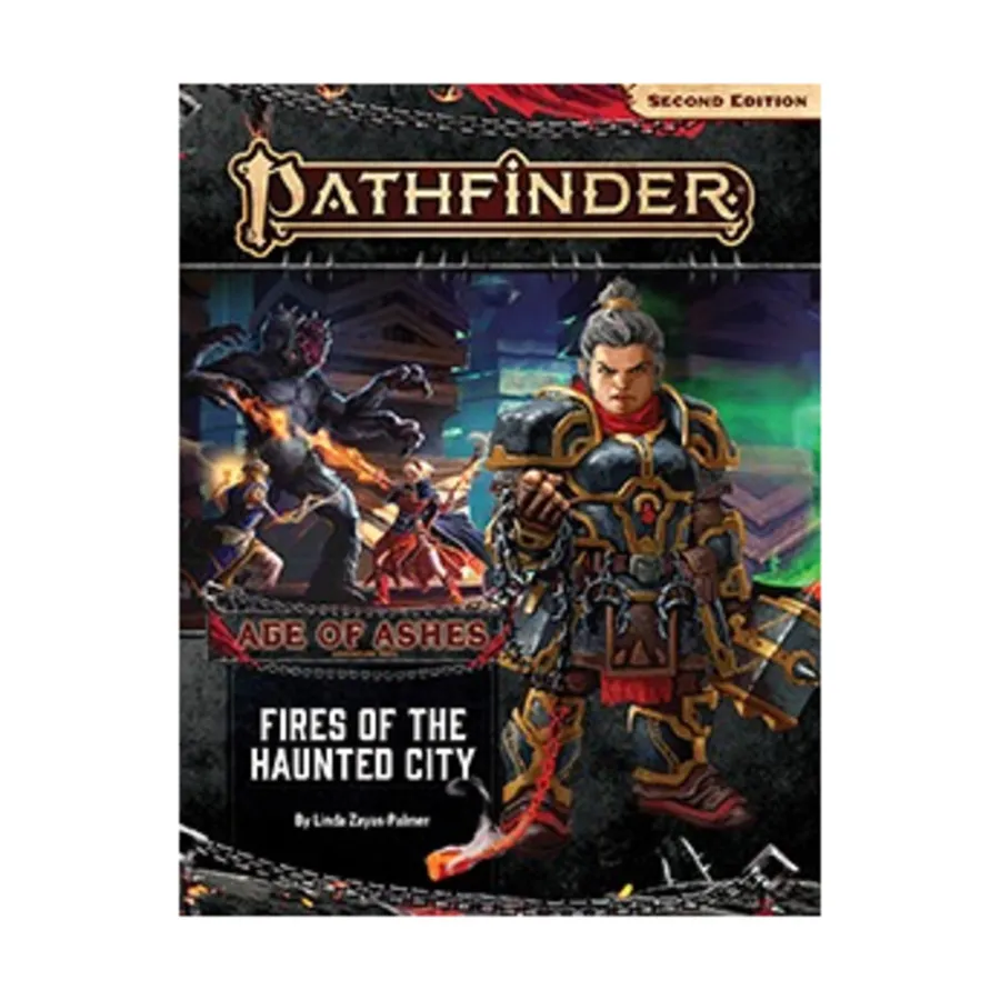 #148 "Age of Ashes #4 - Fires of the Haunted City", Pathfinder Roleplaying Game (2nd Edition) - Adventure Path #145 - #174, мягкая обложка
#148 "Age of Ashes #4 - Fires of the Haunted City", Pathfinder Roleplaying Game (2nd Edition) - Adventure Path #145 - #174, мягкая обложка