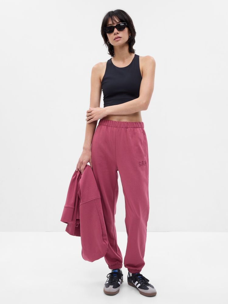 Винтажные мягкие спортивные брюки с логотипом Gap, розовый 
Винтажные мягкие спортивные брюки с логотипом Gap, розовый