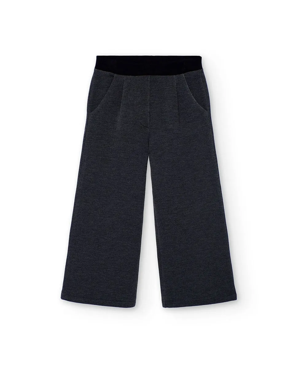 Брюки для девочки на резинке Boboli, черный
Брюки для девочки на резинке Boboli, черный