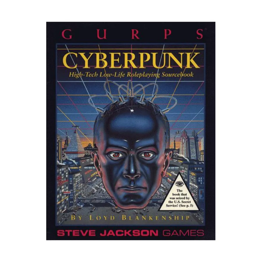 Cyberpunk (2nd Printing), GURPS (1st-3rd Edition) - Genre Toolkits, мягкая обложка
Cyberpunk (2nd Printing), GURPS (1st-3rd Edition) - Genre Toolkits, мягкая обложка