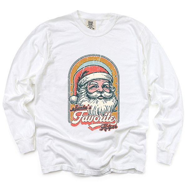 Футболка с длинным рукавом Santa's favorite helper retro Simply Sage Market, White
Футболка с длинным рукавом Santa's favorite helper retro Simply Sage Market, White