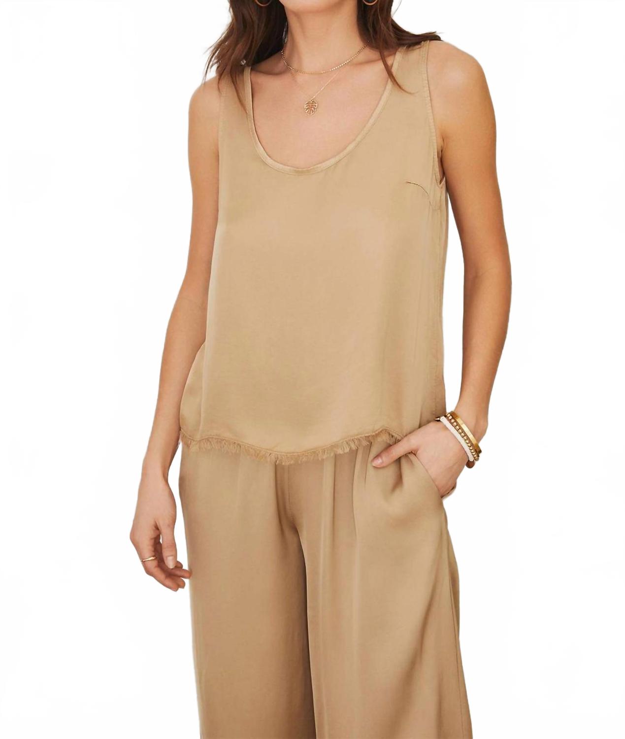 Шелковый топ-бюстье в верблюжьем цвете Milio Milano, коричневый
Шелковый топ-бюстье в верблюжьем цвете Milio Milano, коричневый