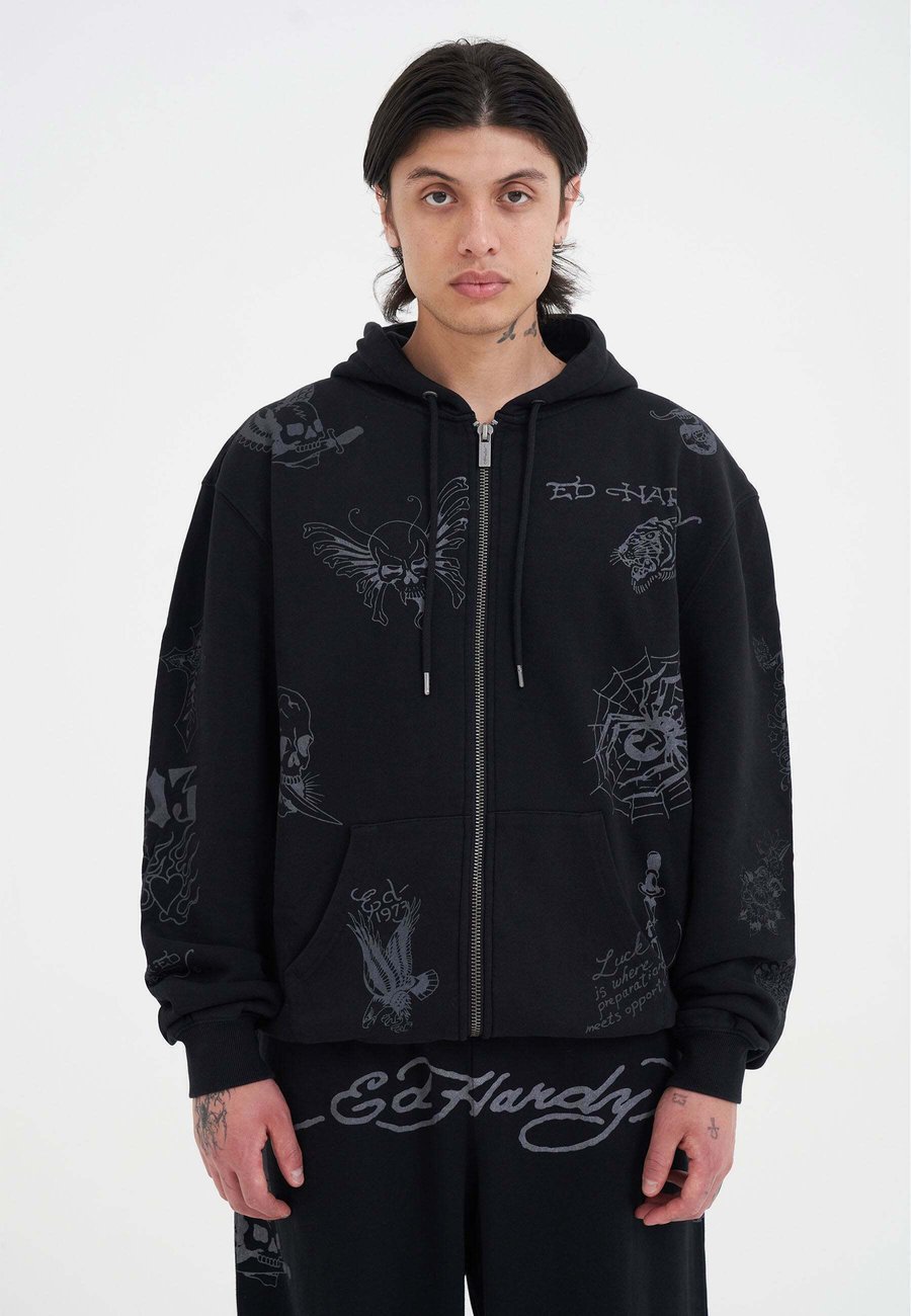 Толстовка Ed Hardy Zip-up sweatshirt, Black
Толстовка Ed Hardy Zip-up sweatshirt, Black
