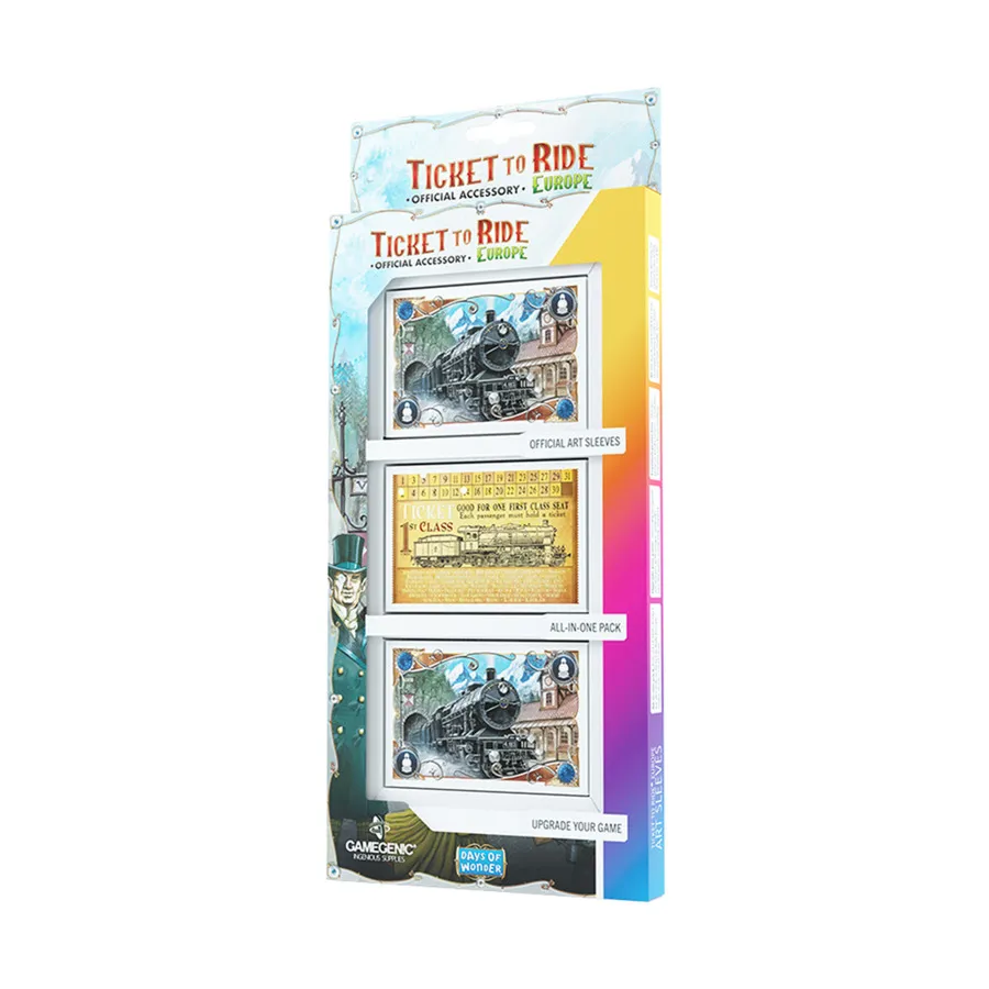 Художественные обложки Ticket to Ride Europe (168), Board Game Supplies & Accessories (GameGenic)
Художественные обложки Ticket to Ride Europe (168), Board Game Supplies & Accessories (GameGenic)